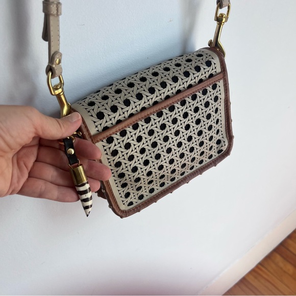 KEMPTON & Co Woven Leather Crossbody Bag $395 - Picture 3 of 6